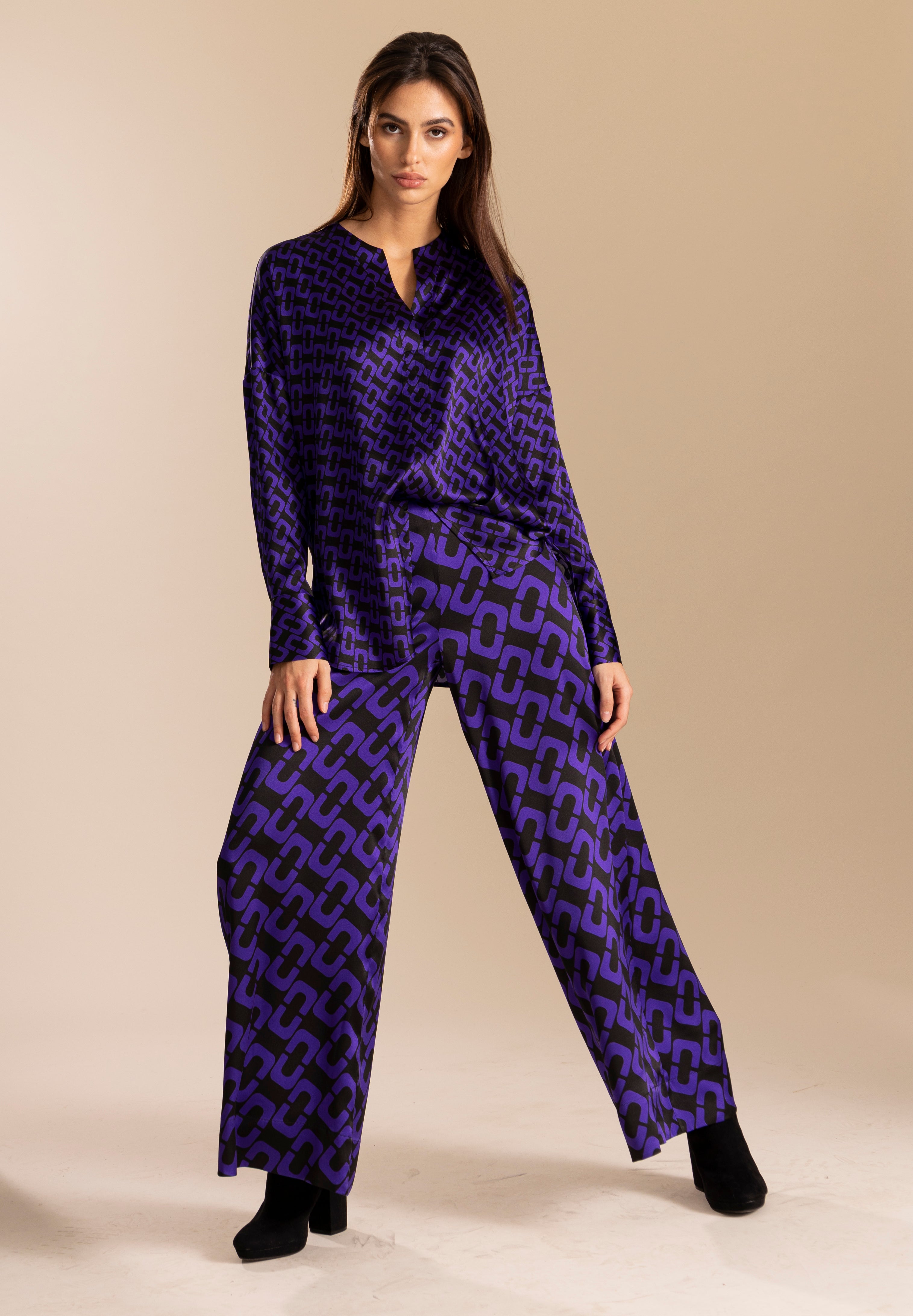 Seidentunika -Print liberty