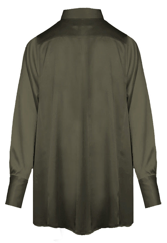 Seidenbluse - bamboo