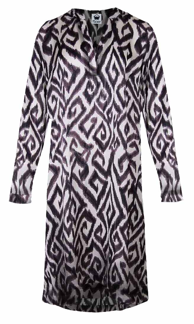 hochwertiges Jerseykleid- onyx