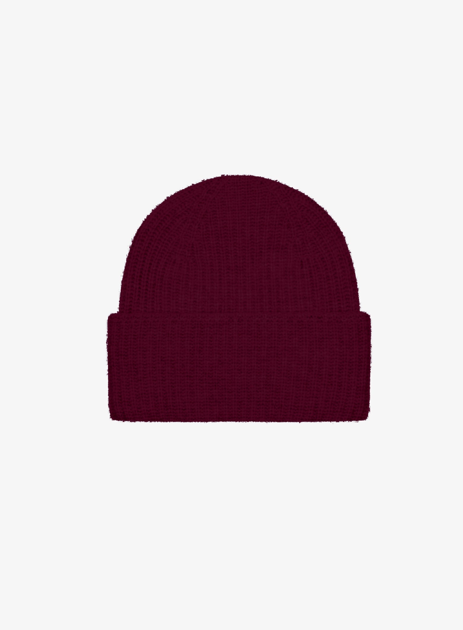 Beanie mit Cashmere col. berry