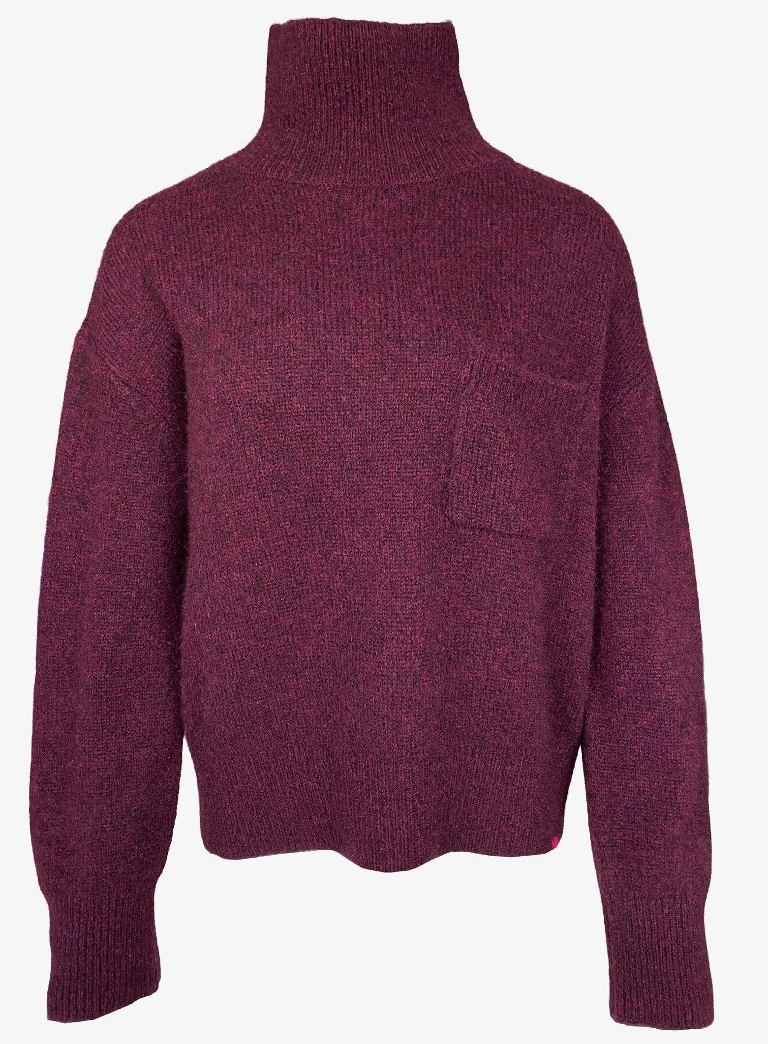 Pullover Stehkragen bordeaux