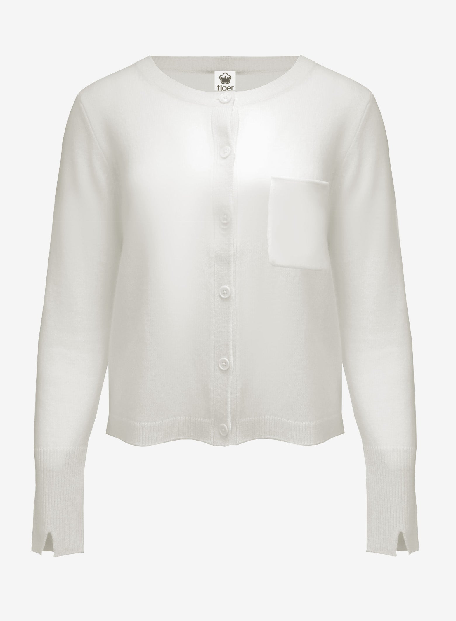 Kaschmir -Cardigan offwhite