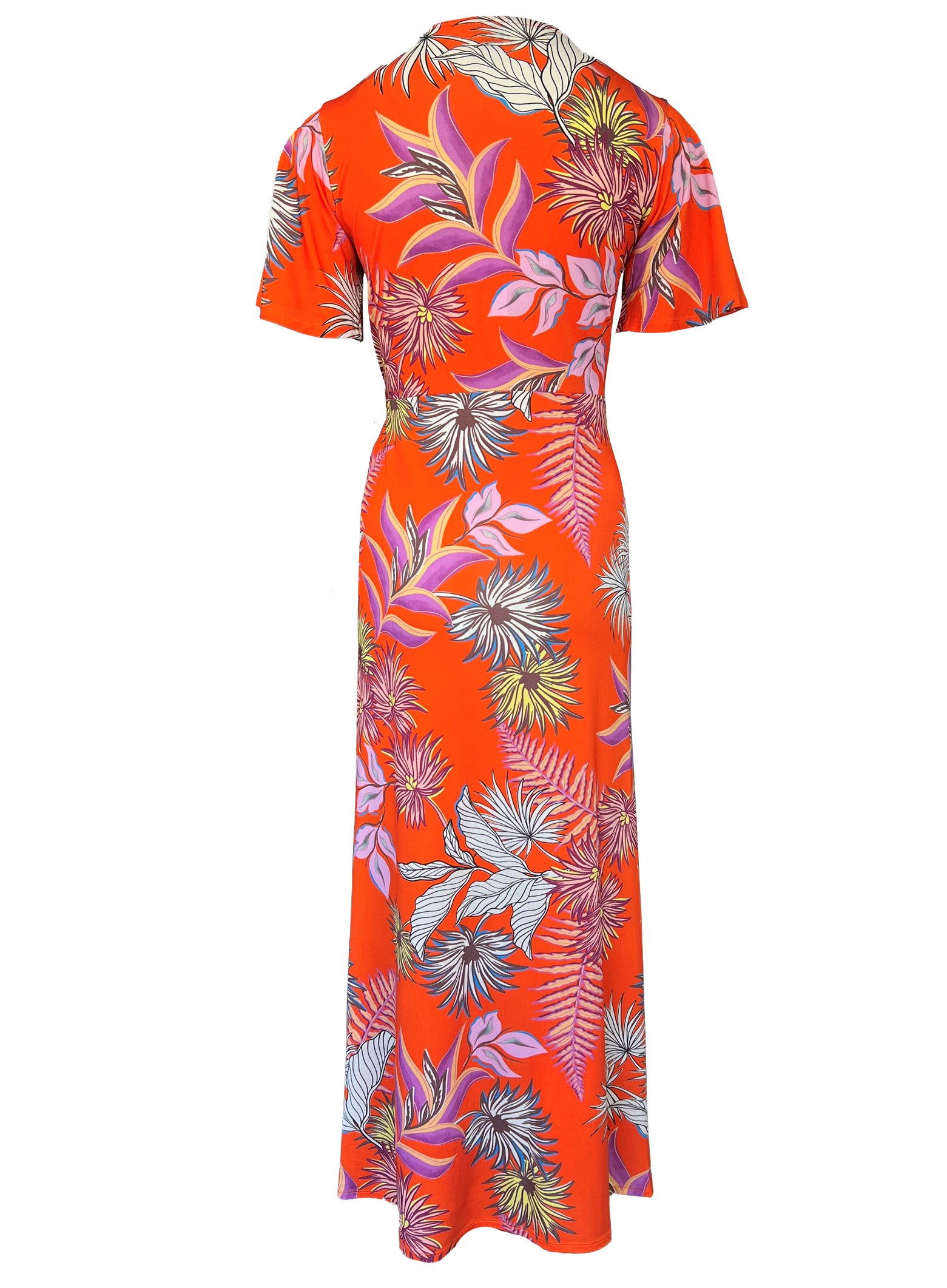 Jerseykleid Wickeloptik