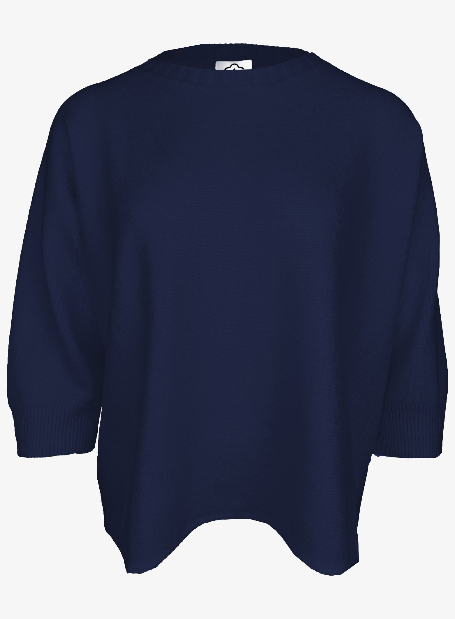 Lässiger Boxy Pullover one size navy