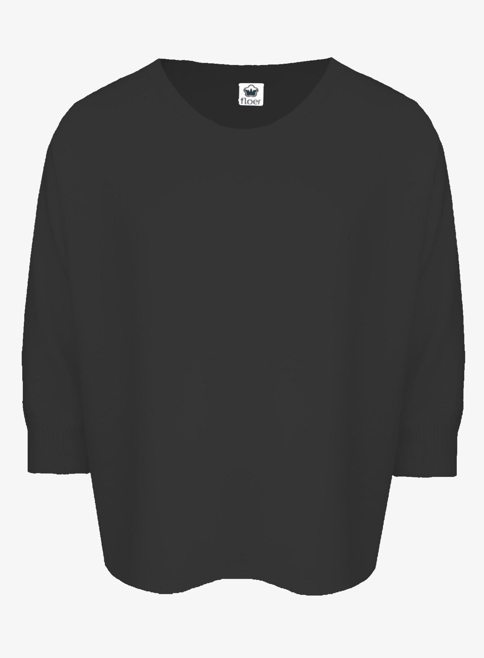 Lässiger Cashmere Pullover one size black
