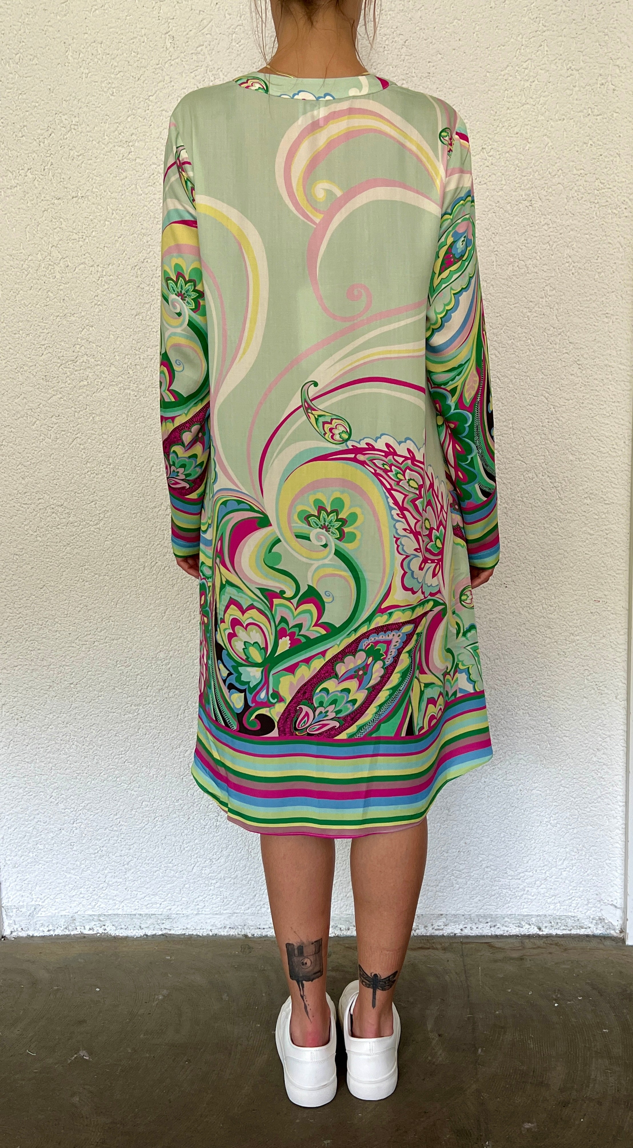 Tunikakleid mit sommerlichem Print