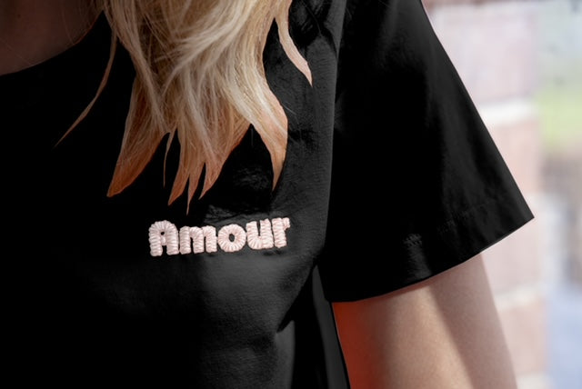 kastiges, kurzes Sweatshirt black