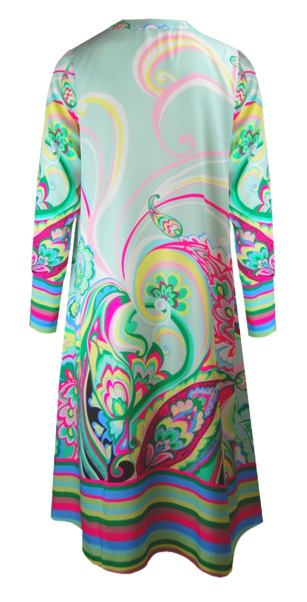 Tunikakleid mit sommerlichem Print