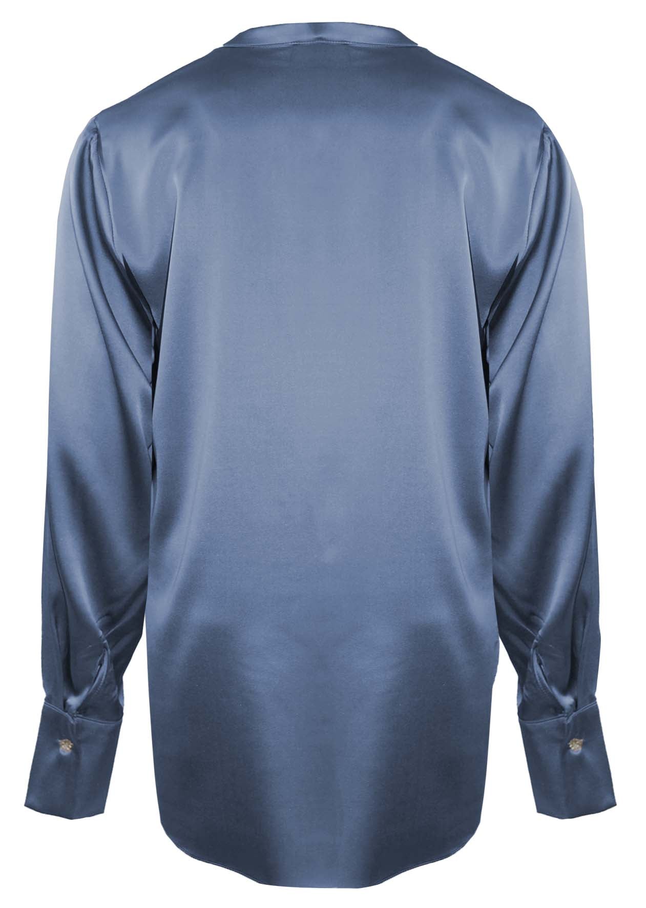 Seidentunika - blue fog