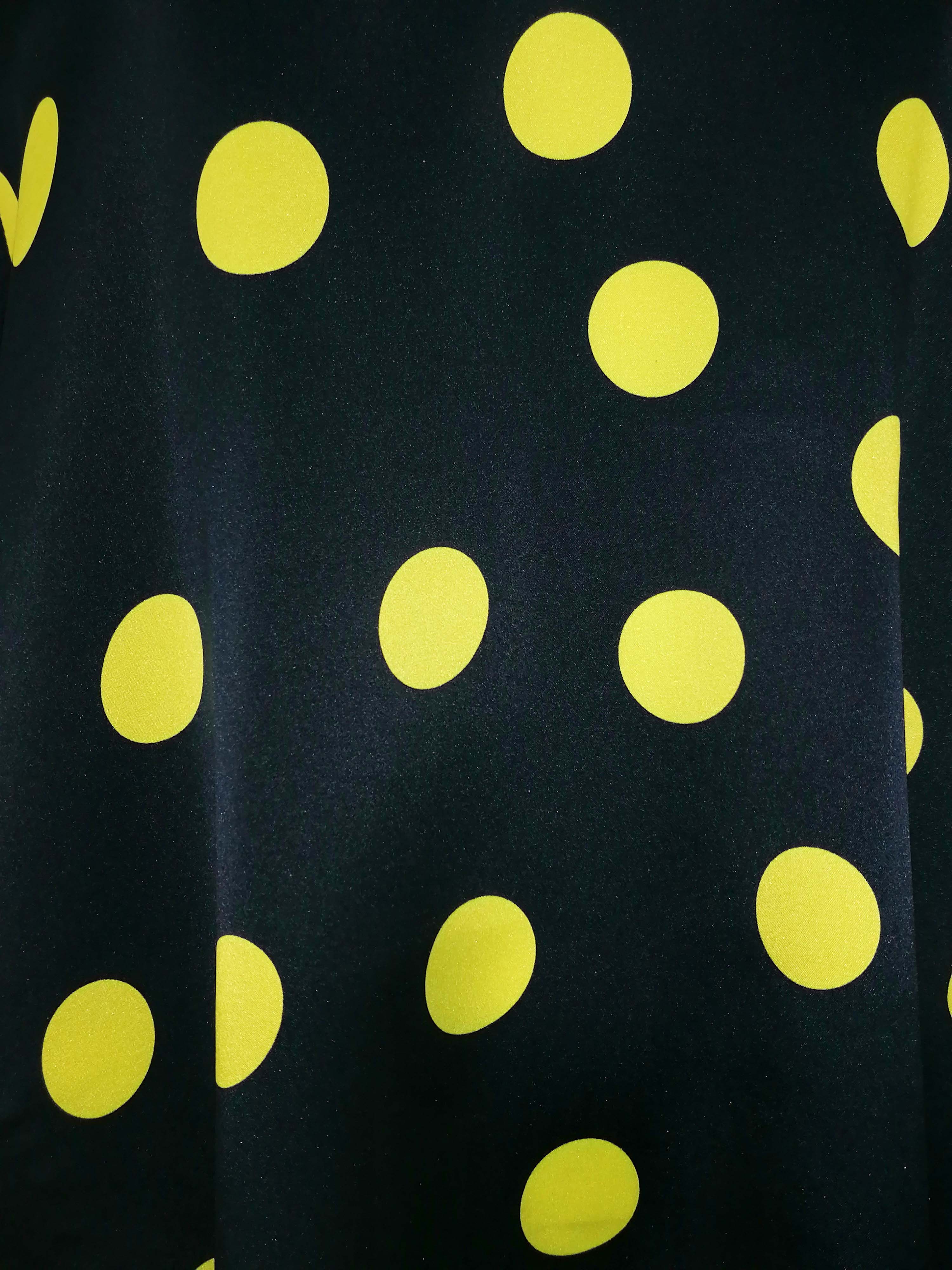 Seidenshirt - Punkteprint mariner