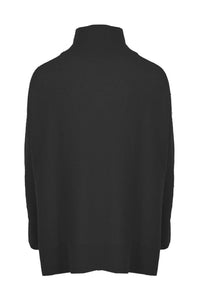 Cashmere Turtle neck Pullover, black