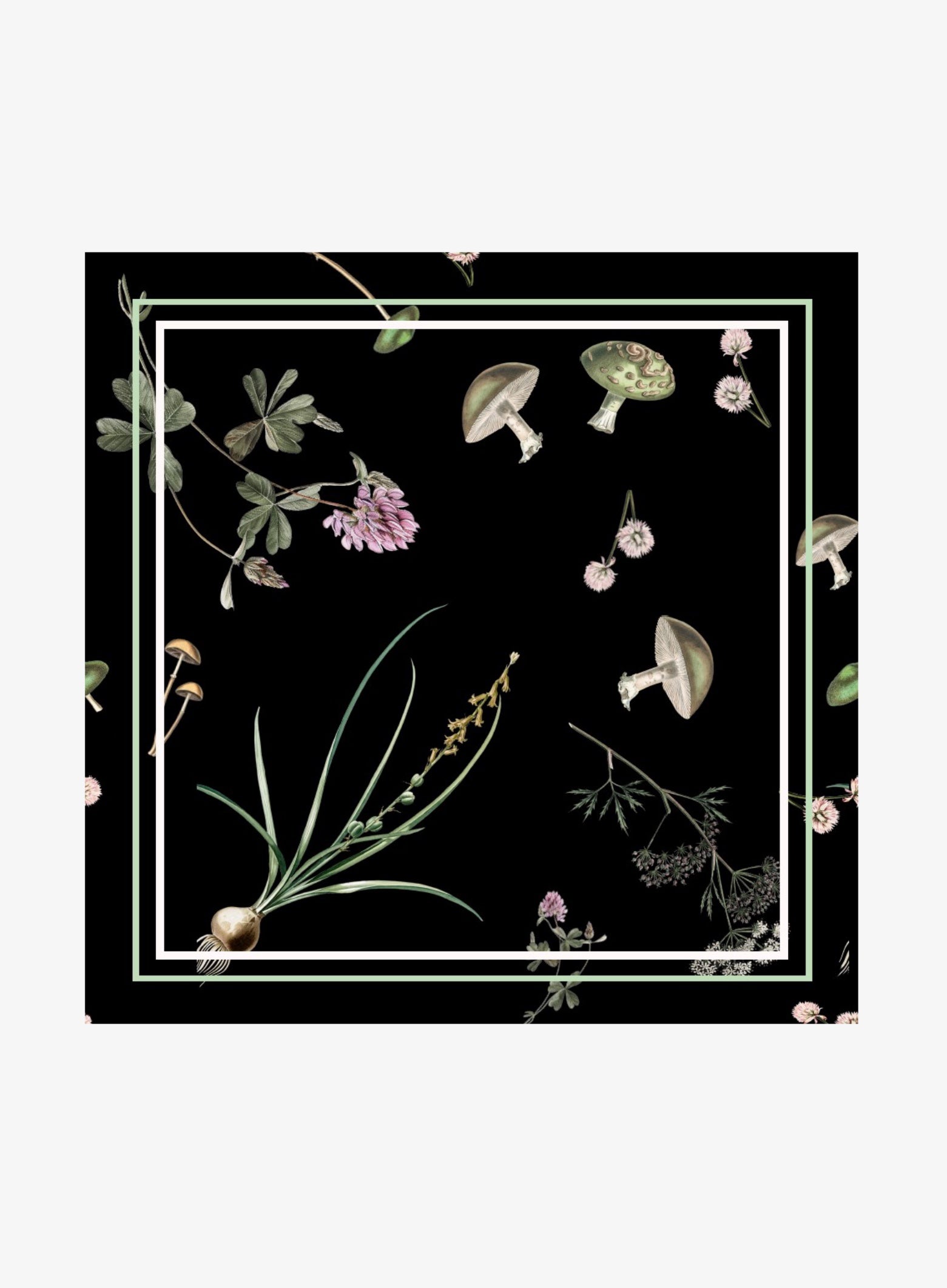 Pilz Print Silk Scarf