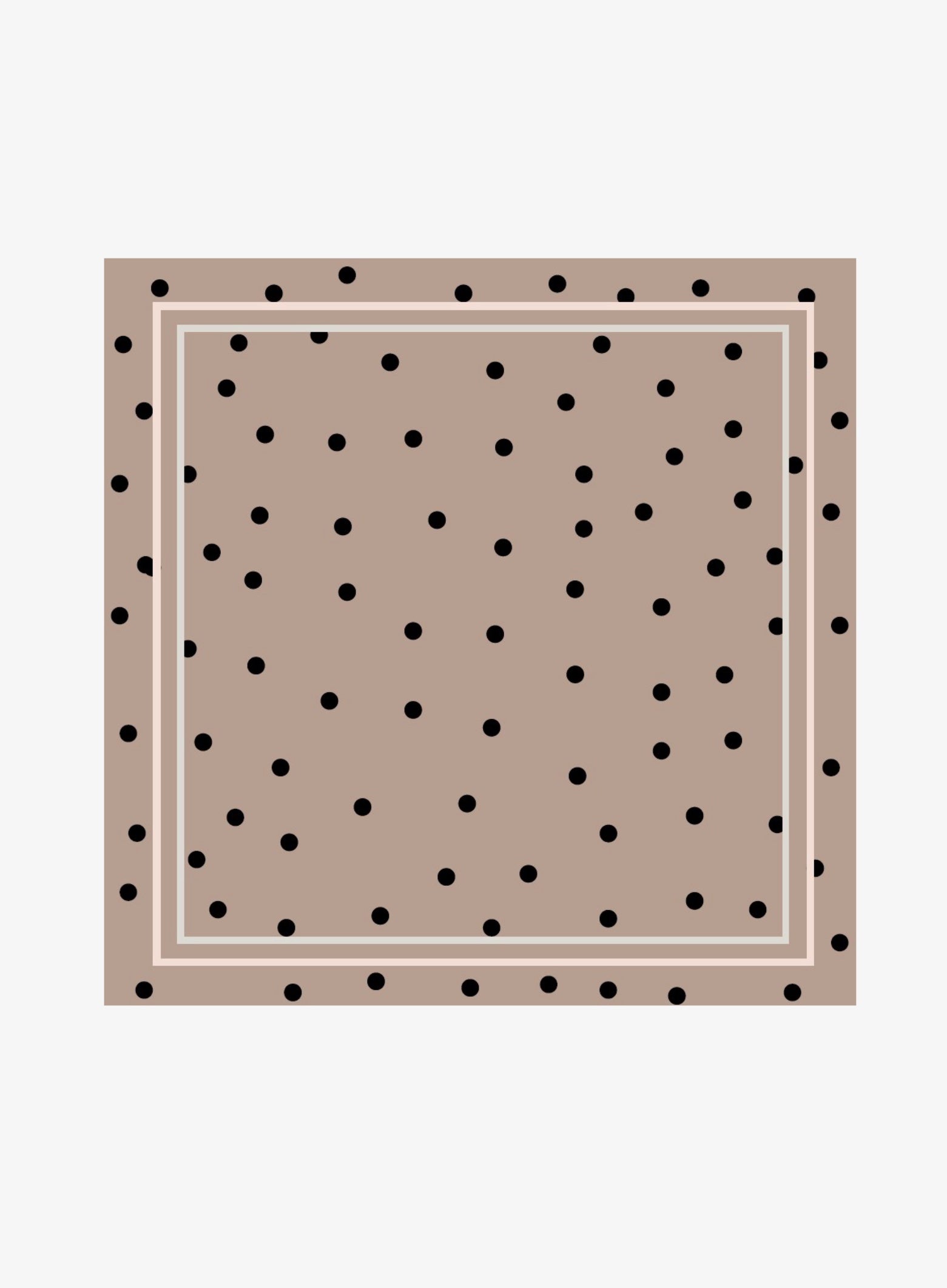 Polka dot Printed Silk scarf