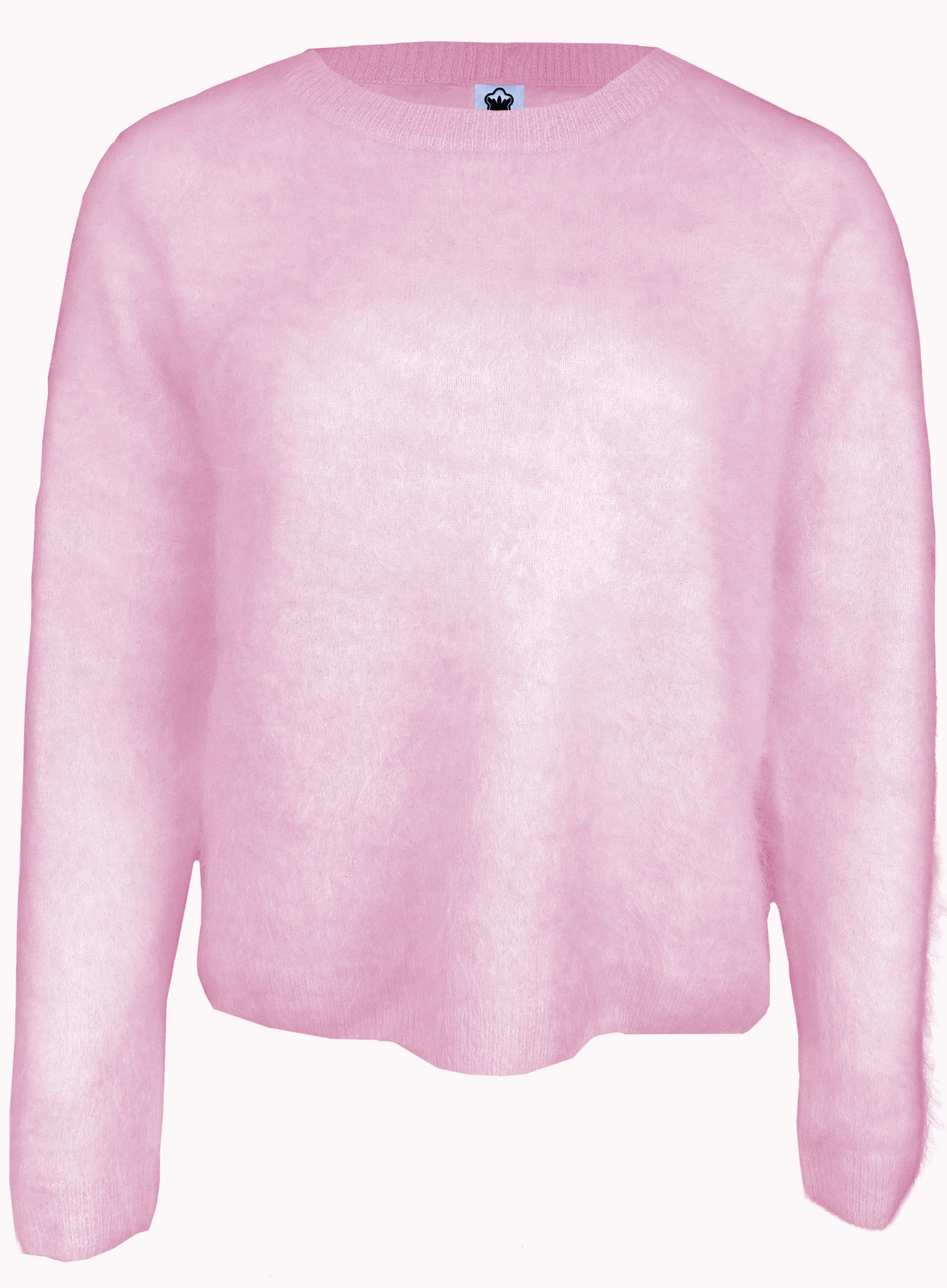 Pullover Boxy-Fit Rundhals - brushed