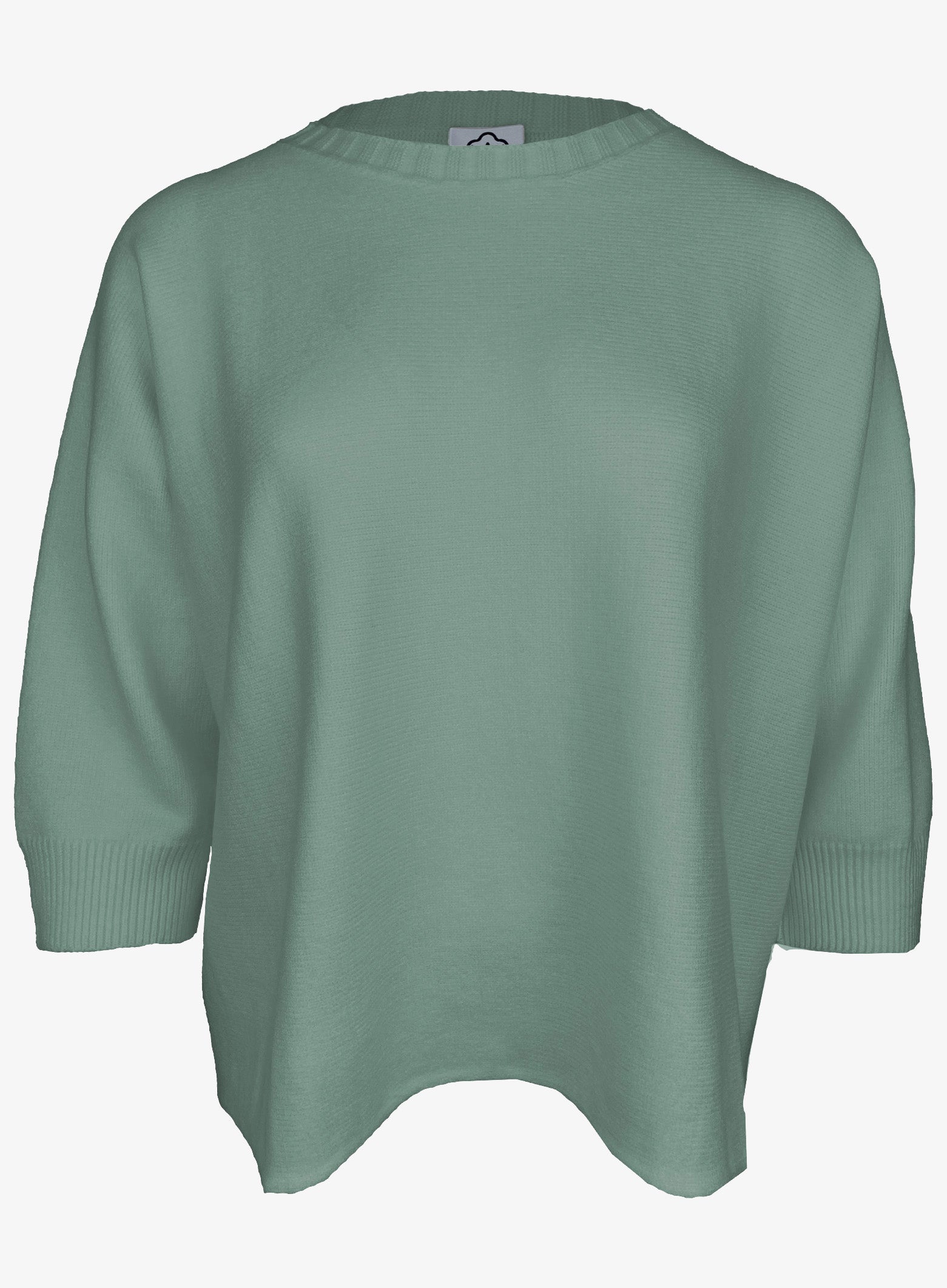 Lässiger Boxy Pullover one size dusty olive