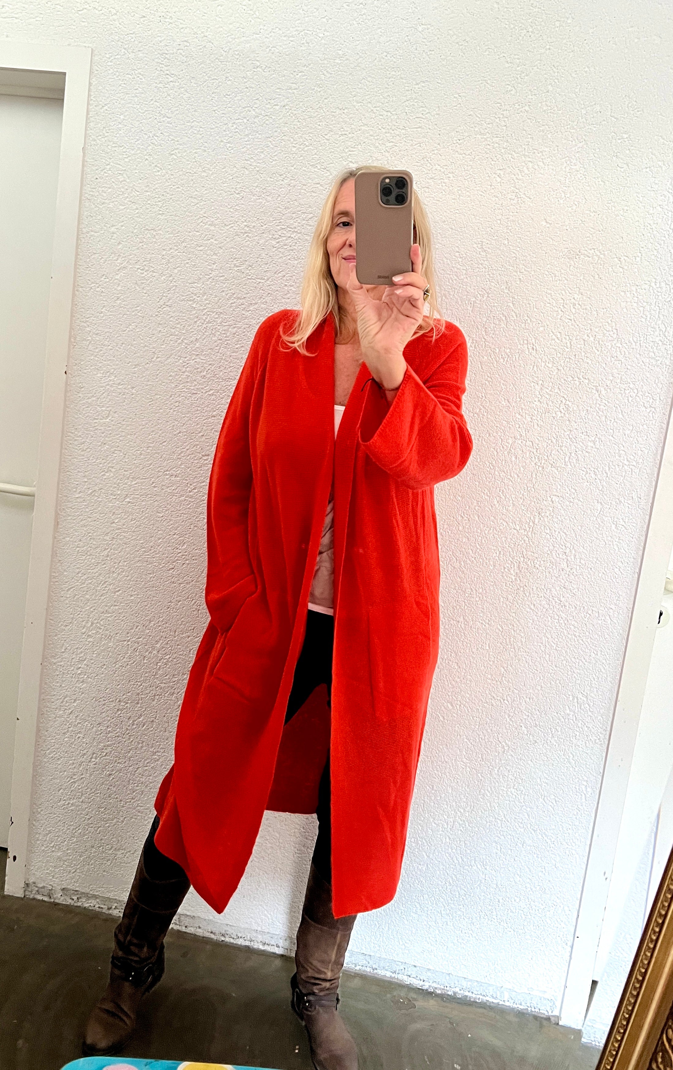 Long Cardigan Cashmere- kosmos