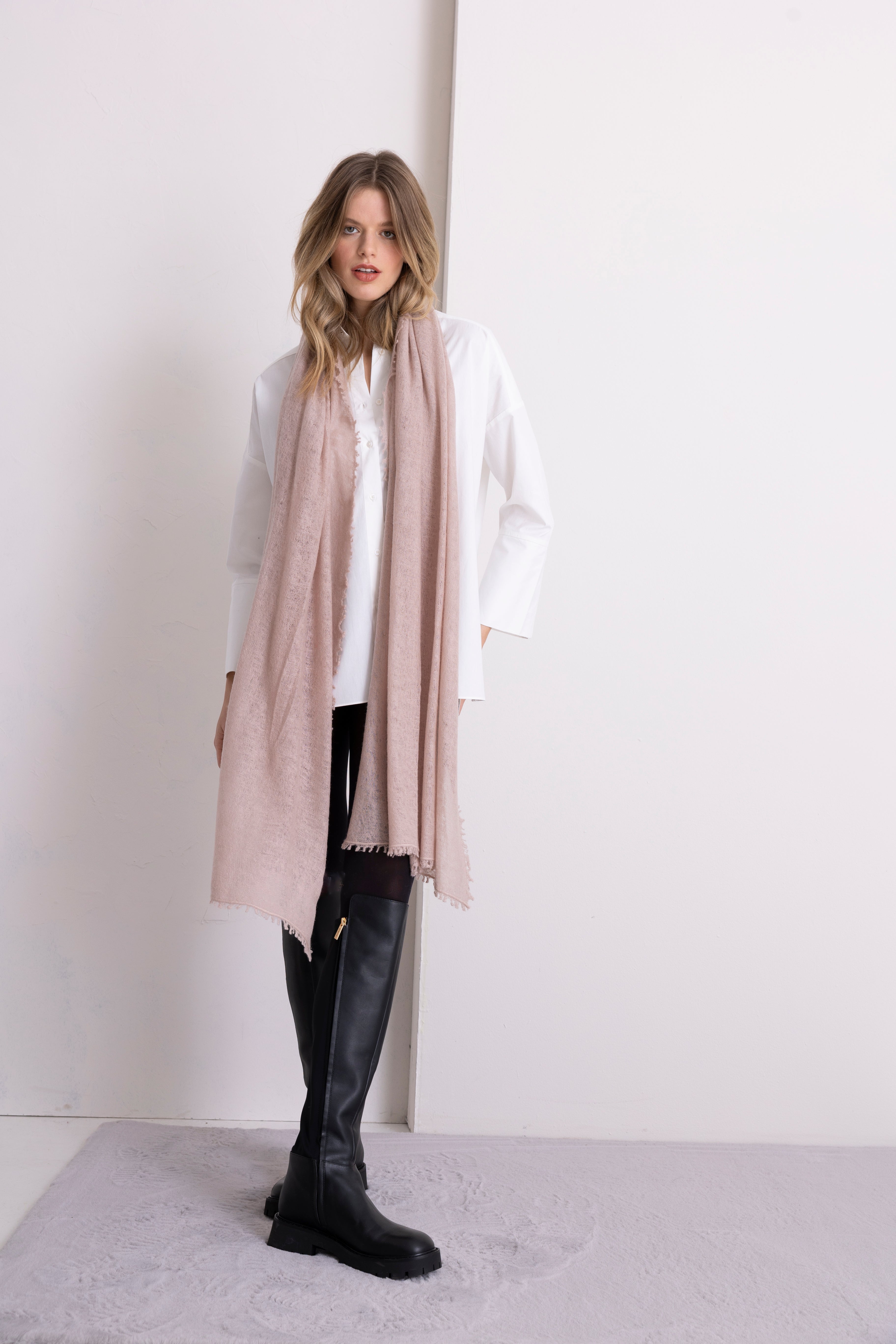 Handgefertigter Kaschmir Schal chai