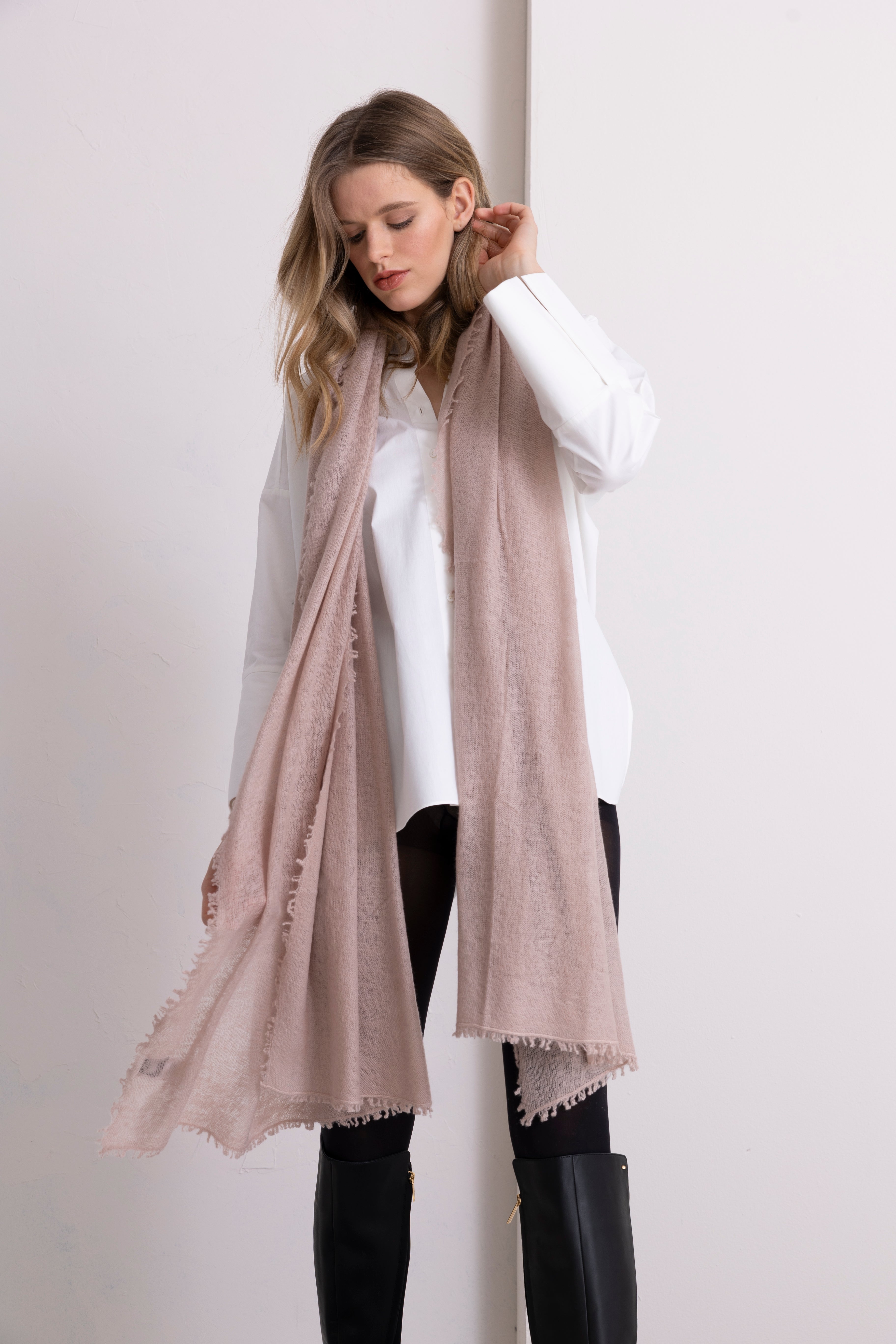 Handgefertigter Kaschmir Schal chai