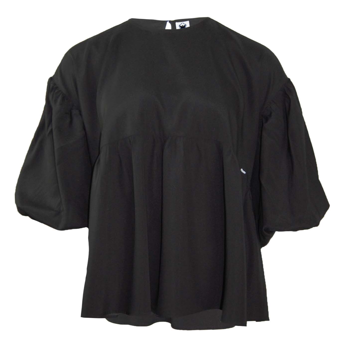 Bluse Seide black