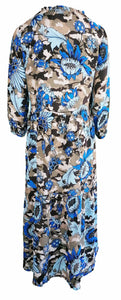Maxikleid - Floral Camouflage Print Allover