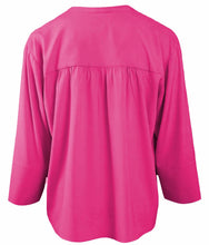 Laden Sie das Bild in den Galerie-Viewer, Blusenshirt Seidenstretch - simply pink
