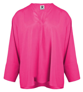 Blusenshirt Seidenstretch - simply pink